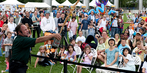 Science school assembly with Coke Explosion