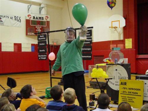 Hold Your Ears at a Science School Assembly